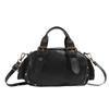 This year's popular biker-style Boston handbag is a multi-pocket vintage niche high-quality shoulder and crossbody bag