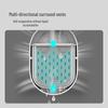 ecoco Wall-Mounted Silicone Toilet Brush with Holder