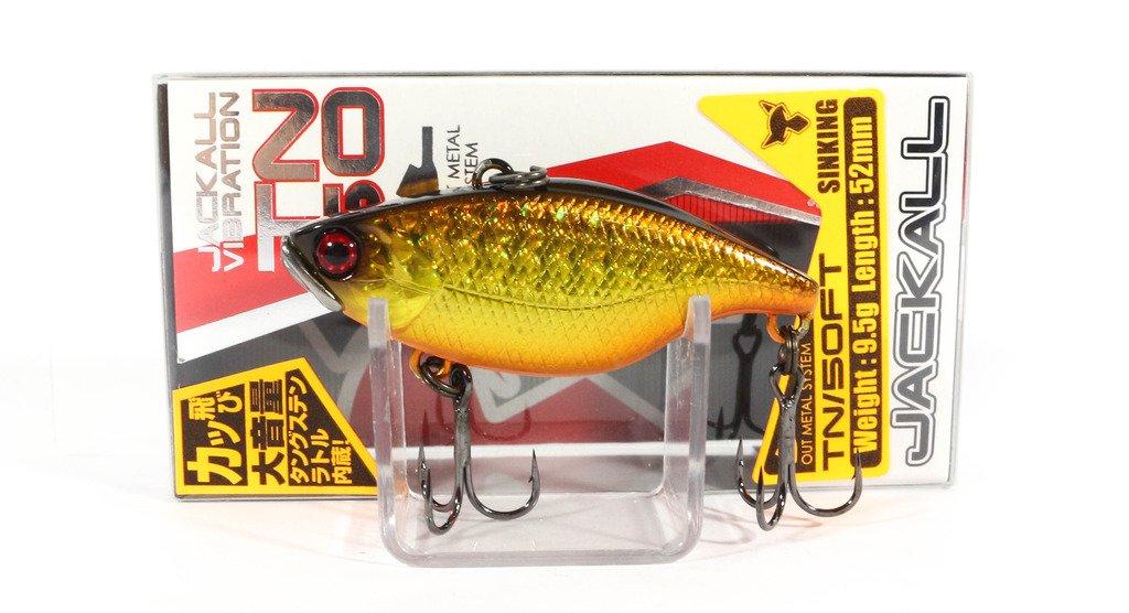 JACKALL TN50 Vibration Full Double Clutch Lure, Tungsten, 52mm, 9.5g, Gold/Black
