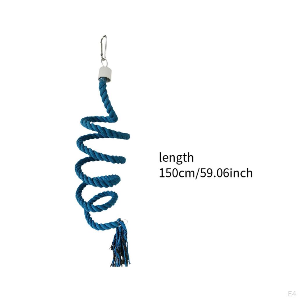 Bird Rope Perch ,Parrot Swing ,Colorful ,Pet Supplies ,Climbing Toy ,Cotton for Canaries