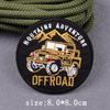 Wildnis Outdoor Stickerei Patches für Kleidung Aufbügel-Patches auf Kleidung Camping Abenteuer Patch für Kleidung Aufkleber Abzeichen