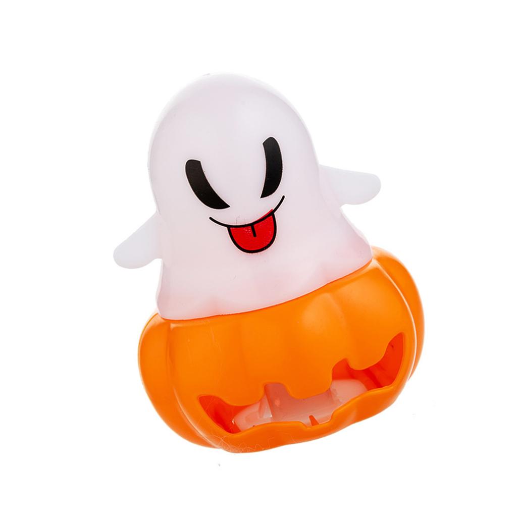 Halloween Ghostly LED Light Glowing Pumpkins with Flameless Candle Decorative Night Lamp For Party Home Decoration