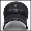 UV Long CZA009 [White Fang] Cap, Mesh, Protection, Brim, Outdoor, Hat, Casual, Men's, Women's, (Black)