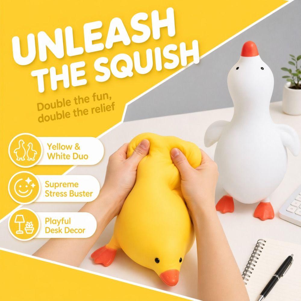 Squishy Duck Squishy Toy Cute Animals Slow Rising Squeeze Toy Duck Pinch Le for Kids Adults