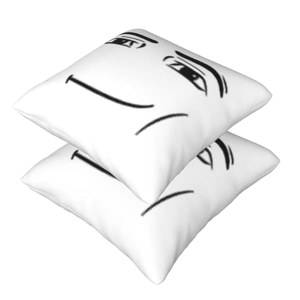 The Man Face 2 Pcs Square Pillowcase Pillow Cover Cushion Decor Comfort Throw Pillow For Home Car