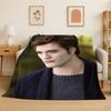Classic Twilight Saga Edward Bella Flannel Blanket Soft Warm Throw Blanket for Bedroom Living Room Bed Travel Camping Picnic