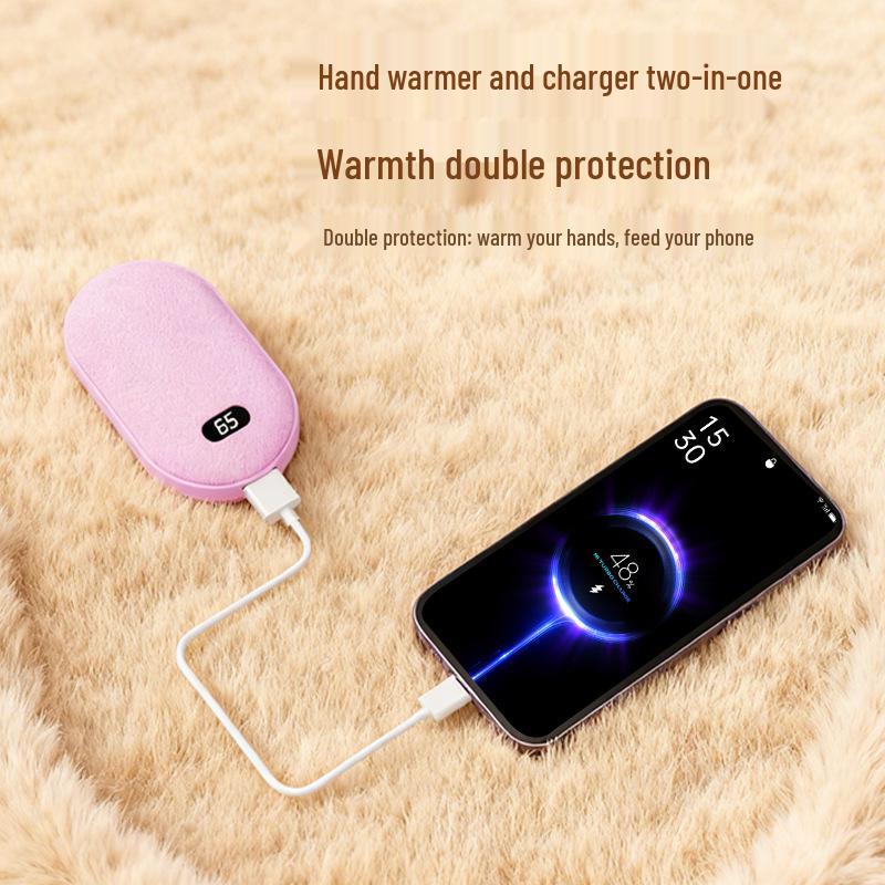 Scaldamani Magnetico Peluche Ricaricabile USB 2025 con Display Digitale
