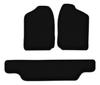 PODSTAWOWE czarne welurowe dywaniki podłogowe dla: Opel Frontera A 5-drzwiowy (1991-1998)