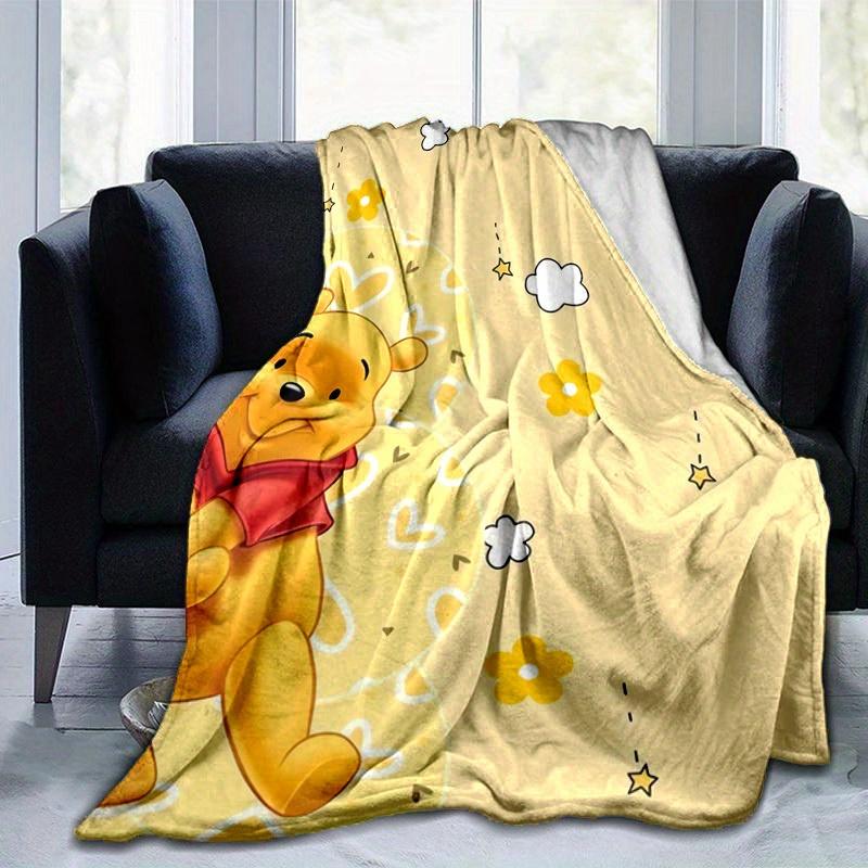 1 Stück Winnie Puuh Kuscheldecke Gemütlich & Niedlich Geschenk für Freunde Perfekt für Bett, Sofa, Reisen