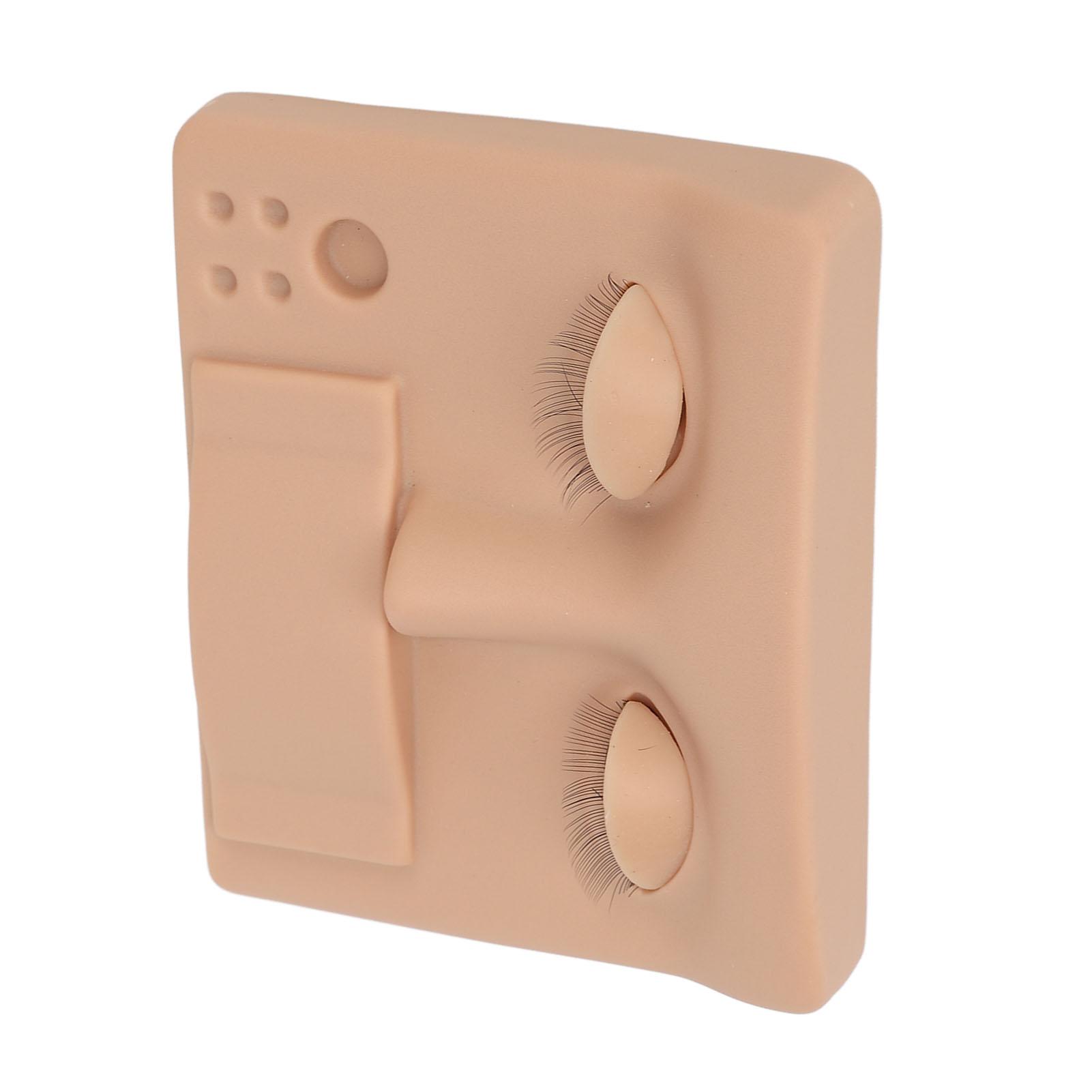Eyelash Mannequin Head Replaced Eyelids Reusable 3D Lash Extension Mannequin Head