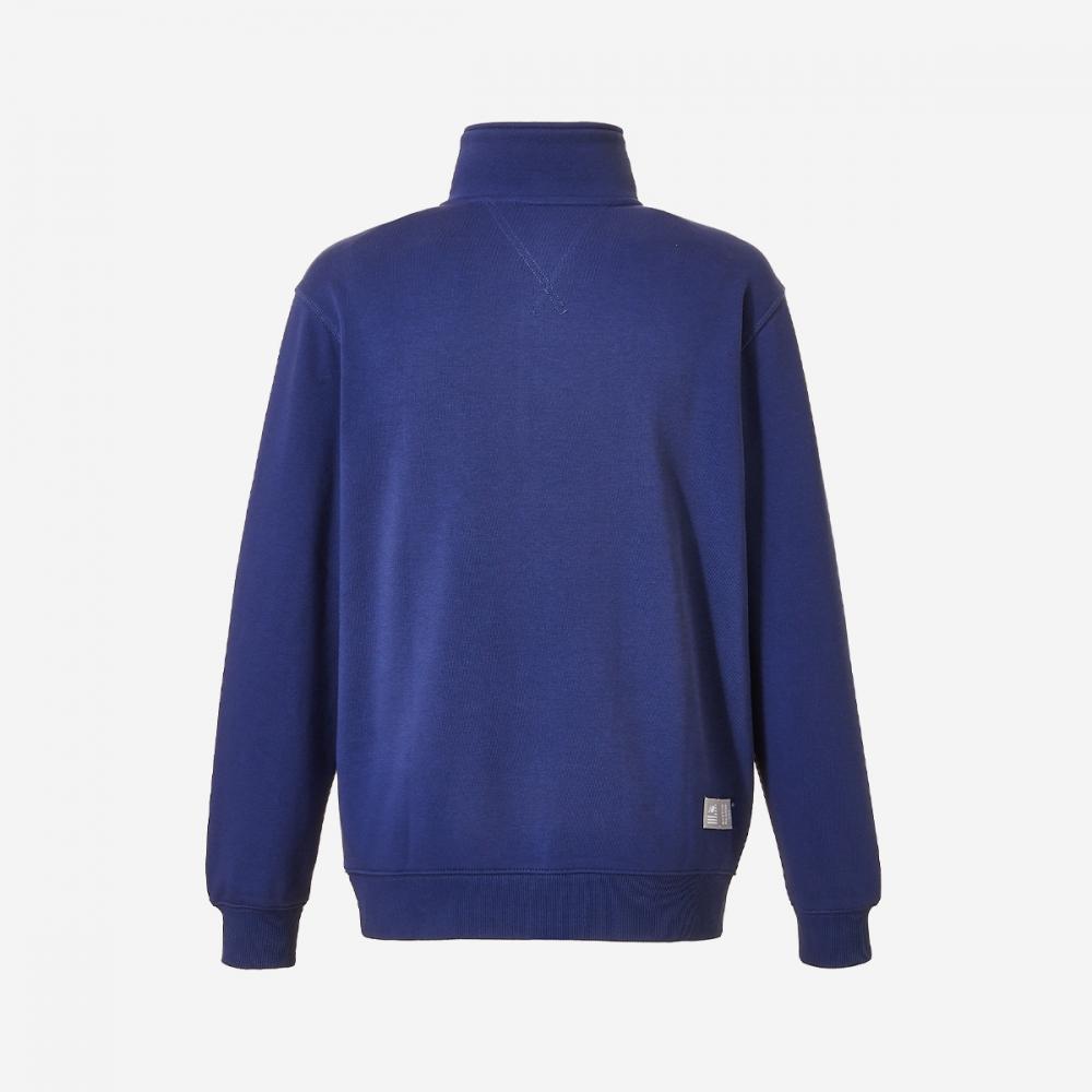 New Balance Unigraphic Half Zip Up Sweatshirt   50 Blau