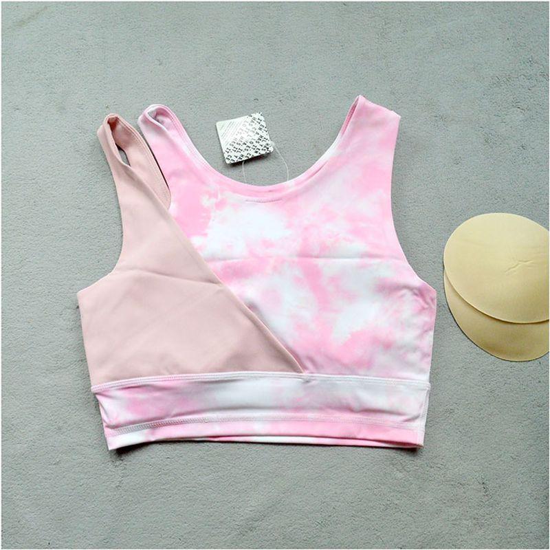 

Спортивное женское нижнее белье Бюстгальтер Ударопрочный Жилет для верхней одежды Пуш-ап Предотвращающий провисание Красивая спина Фитнес Одежда для йоги Paragraph 1 S