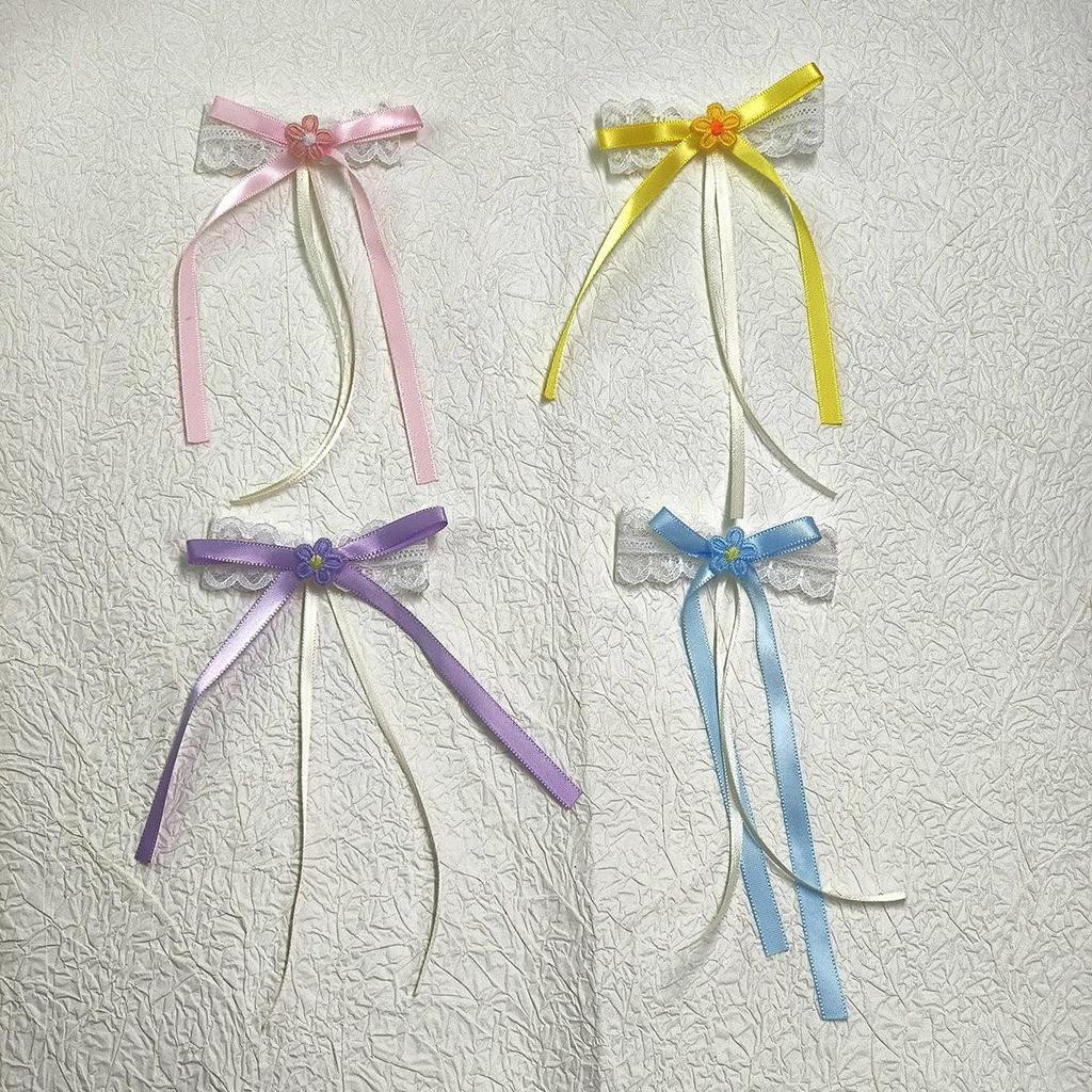 Handmade Sweet Pearl Lace Bow Hair Ornaments & DIY Phone Case Accessories