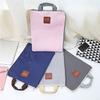 Office Multi Layer A4 File Bag Handheld IPad Laptop Mobile Oxford Canvas Briefcase Student Storage