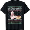 Its The Most Wonderful Time Of The Year Christmas Tree Cake T-Shirt Mens Womens Tees Top