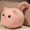 35cm Cuddly Kitten Plushie Toy Soft Round Animal Balls Lovely Doll Stuffed Cat Pillows For Kids Birthday Gift For Baby Accompany