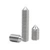 DIN914 Stainless Steel Pointed Tip Hex Headless Set Screw M2-M16