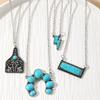 50 Pieces Bohemian Style Turquoise Color Fashion Accessories Handmade Adjustable Stackable Necklace Bracelet
