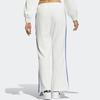 adidas Originals Trefoil Three-Stripe Colorblock Knit Straight Leg Track Pants Women White IY7121