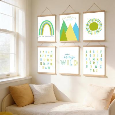 Moderne minimalistische Wandkunst für Wohnzimmer und Eingangsbereich
