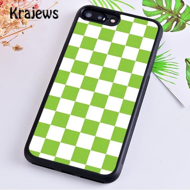 Krajews Checkerboard Checkered For iPhone 17 Air 16 Phone Case Cover 15 14 plus 12 13 pro max coque Fundas