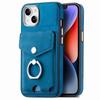 Magnetic Ring Holder Wallet Leather Case for IPhone 14 Pro Max 15 13 12 11 X XS XR 7 8 Plus SE2022 Vertical Cards Solt Cover