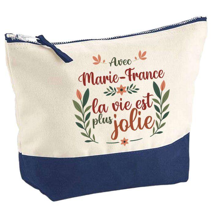 Trousse de maquillage - PLANETEE - Marie-France la vie est plus jolie - Grand format - Coton - Impression HD