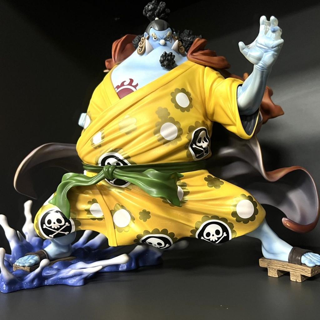 One Piece LX Jinbei Pirate Figura de Anime Can move PVC Combat Mode Kung Fu 9.84Inch/11cm Collect Mode ornament Toys Gifts