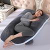 Maternity Pregnancy Pillow U Shaped Full Body Support Pillow Washable Cover Sleeping Pillow for Pregnant Women Back Waist Belly