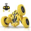 ROBOT PLAZA RC Car, Off-Road, RC Action Buggy, 4WD, Double-Sided, Kids Toy for Boys, 4WD, Fast (Yellow)