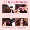Grenzüberschreitendes Haarstyling-Set: Magischer Lockenstab & Selbstklebende Haarwickler mit Klammern
