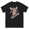 Moose Snowboarding Fun Cartoon Snowboarder Shirt T-Shirt