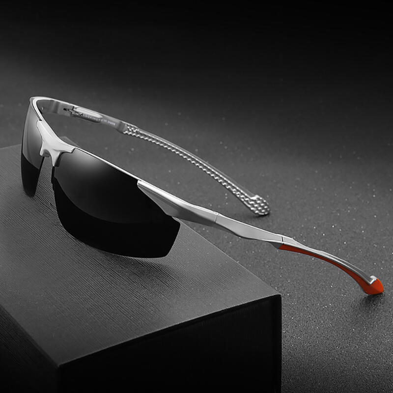 NeoRetro 8585 Sports Polarized Sunglasses C3 Silver