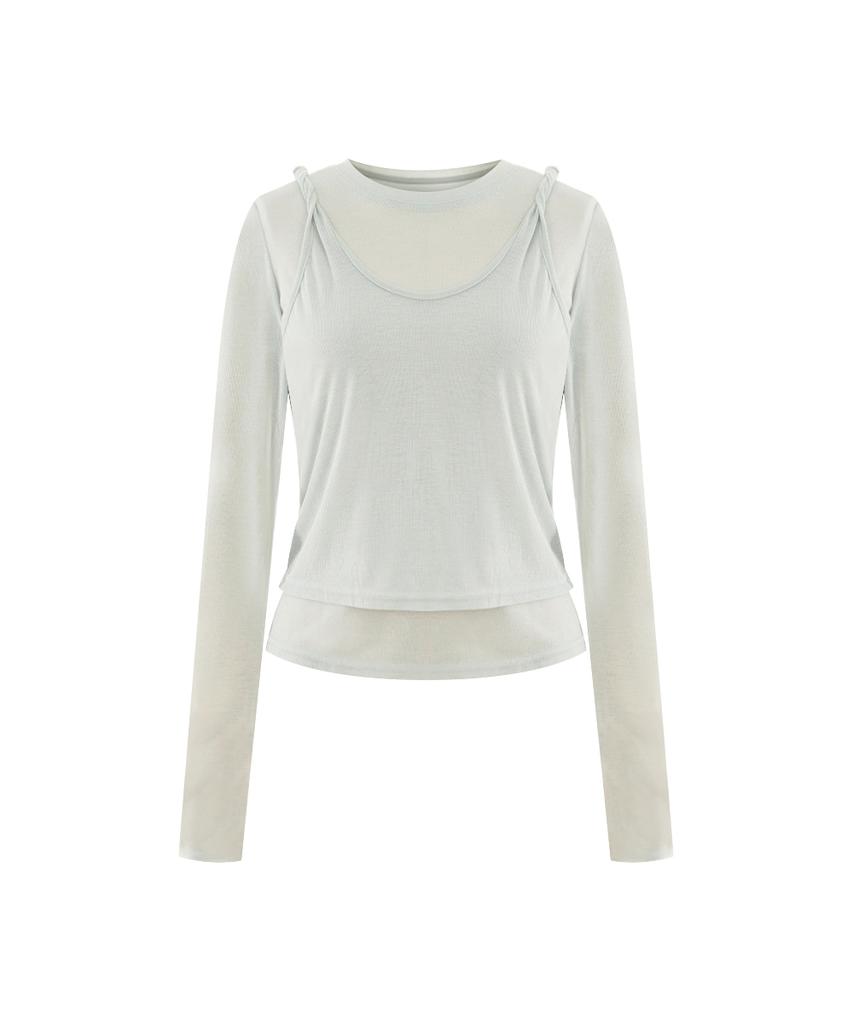 PAIGEFLYNN Sheer Layered T-Shirt_P6Ats029C