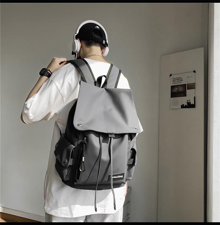 Japanese Style Trendy Large Capacity Schoolbag for Girls, High School Students, and Leisure Travel Backpack for Women and Men