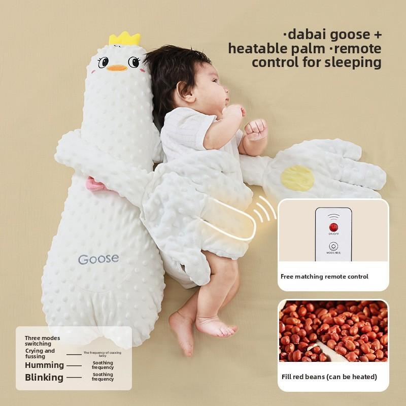 

The Baby Goose Rabbit Giraffe Sleep Support Pillow Plush Remote Control Toddler Big White Goose