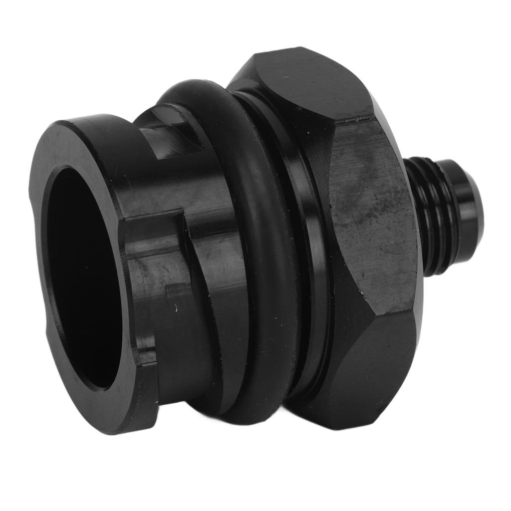 Valve Cover Oil Cap Billet Aluminum Alloy Oil Tank Adapter Cover for LS1 LS6 LS2 LS3 LS7 6AN Connector