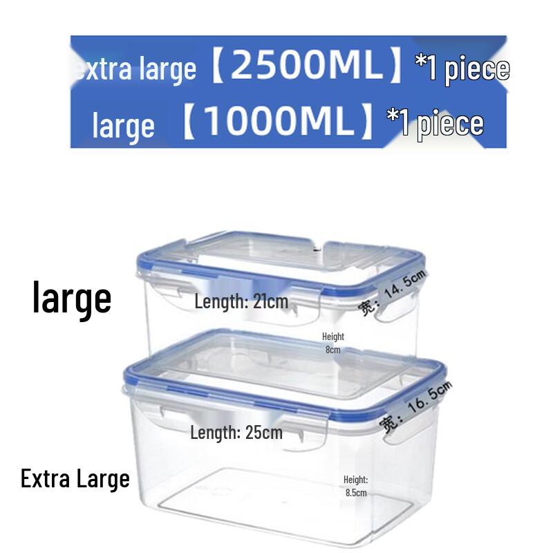 Zhao Ran Extra Large Plastic Food Storage & Lunch Box Set