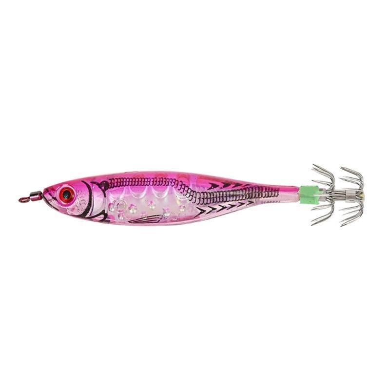 1pc/5pcs Shrimp Lure Baits Squid Jig Cuttlefish Hook Jig Hook Saltwater Fishing Tackle