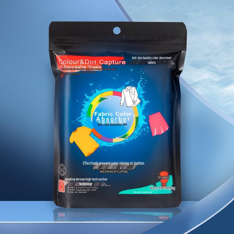 Color Absorbing Anti-Bleed Laundry Sheets for Washing Machines (Non-Dyeing)