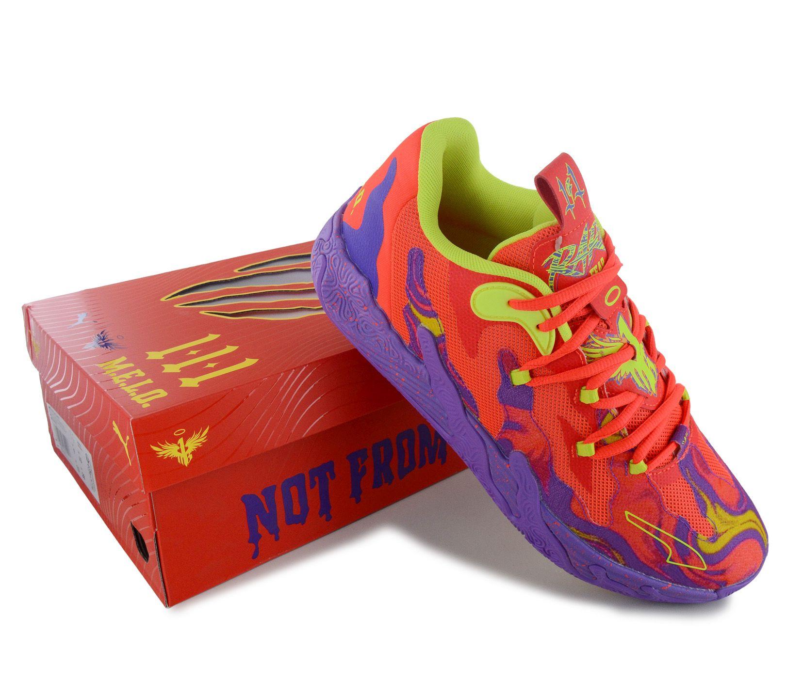 PUMA MB.03 Lo Lava - LaMelo Ball - Мужские Кроссовки Баскетбольные Обувь 310847-01 ОРИГИНАЛ EU 43 UK 9 красный