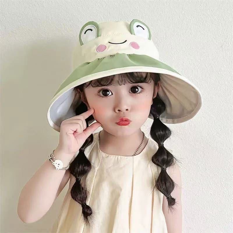 Summer Children's Outdoor Hat Cute Baby Sun Protection Hat Super Cute Cartoon Animal Sun Protection UV Protection Sun Hat