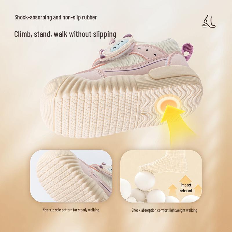 2026 Spring Children's Non-Slip Cartoon Shoes - Soft Sole, Breathable Toddler Shoes for Boys & Girls