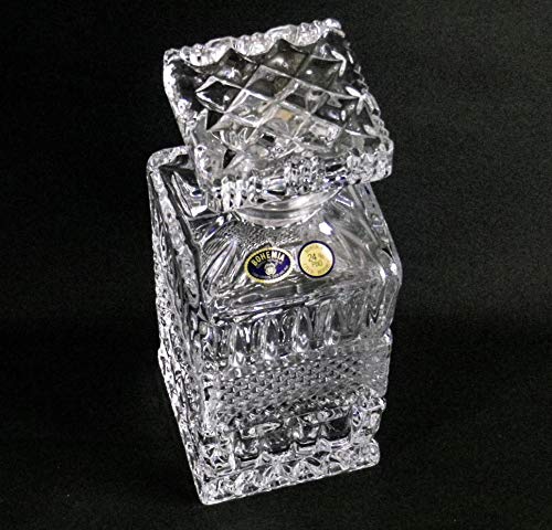 Bohemian Glass Crystal Decanter "Brittany