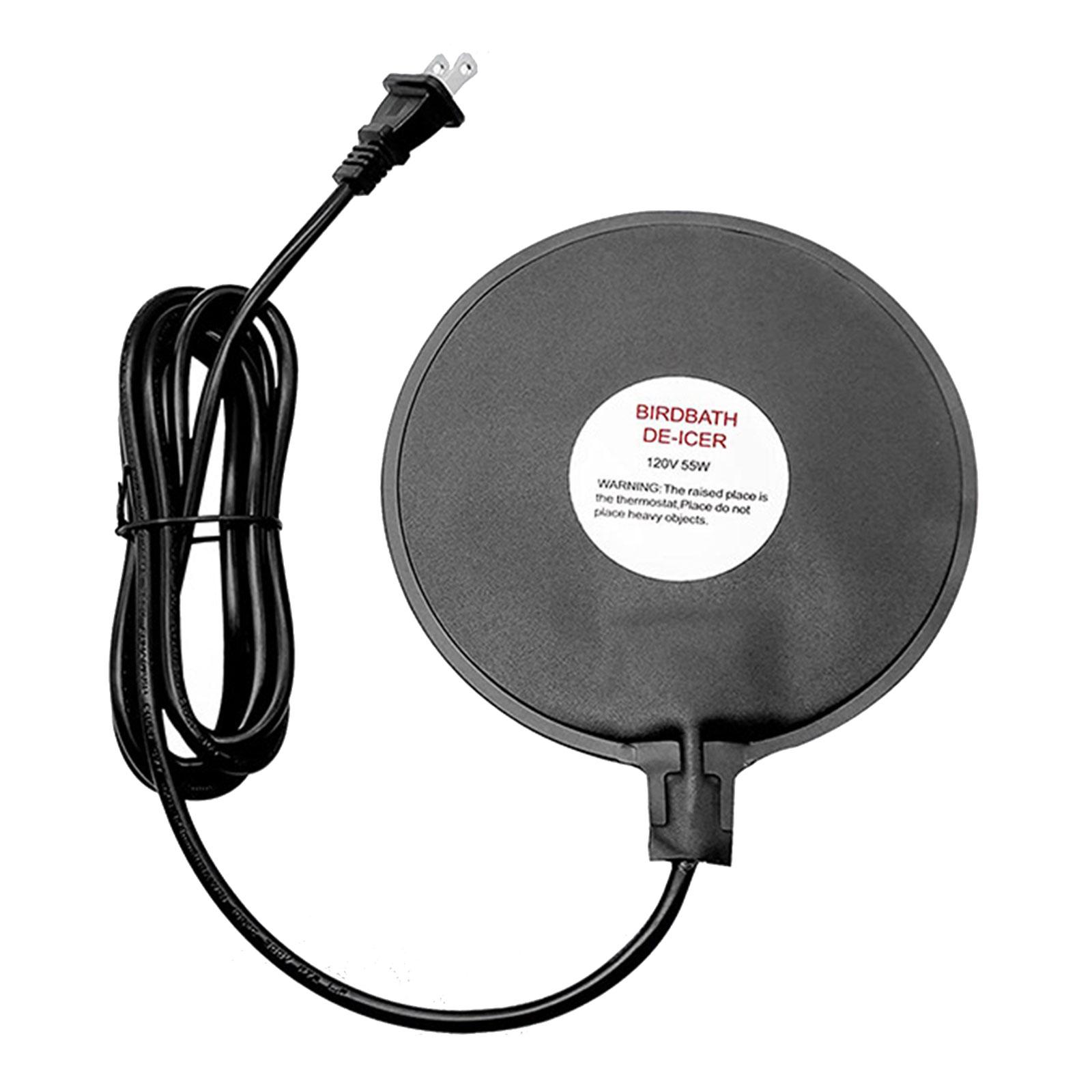 Immersible Birds Bath Heater Thermostatically Controlled Outdoors Pond Deicer Winter Water Heater for Ducks Farm Sink L