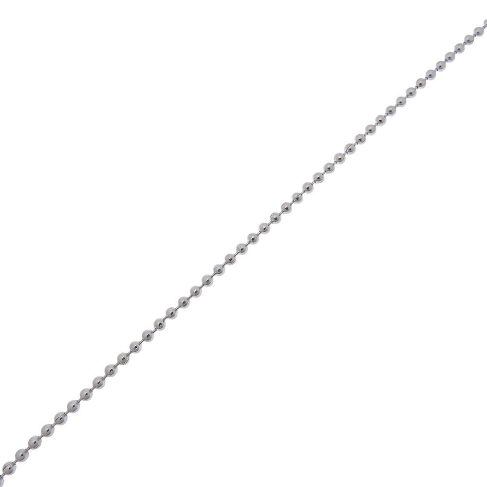 Gucci Dog Tag Necklace Ball Chain Silver925 53.5g Unisex Used