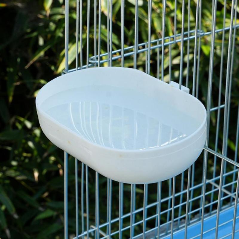 Hanging Bird Parrot Bath Basin Multifunctional Feeding Bowl Bird Cage Accessories Bird Parrot Parakeets Feeder Bird Supplies