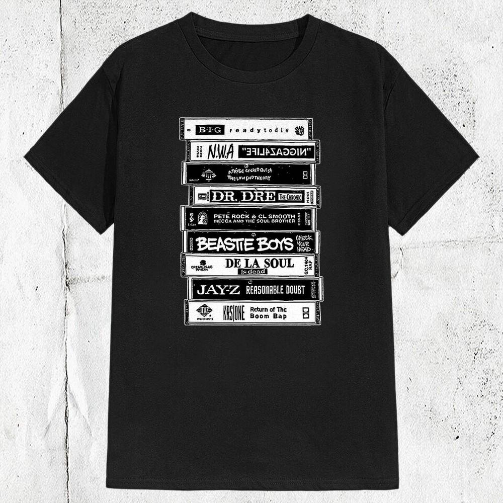 Vintage Cassette Tape Hiphop Band T-shirt Unisex T-Shirt