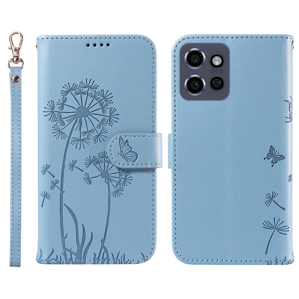 For Motorola Edge 60 Neo 5G/Edge 50 Neo 5G/S50 5G/ThinkPhone 25 5G Leather Case Wallet Phone Cover Dandelion Imprint