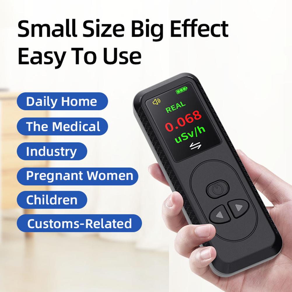 Radiometer Tools Portable Radiation Dose Meter With HD Screen Display Professional Radiation Monitors For Industry Laboratories